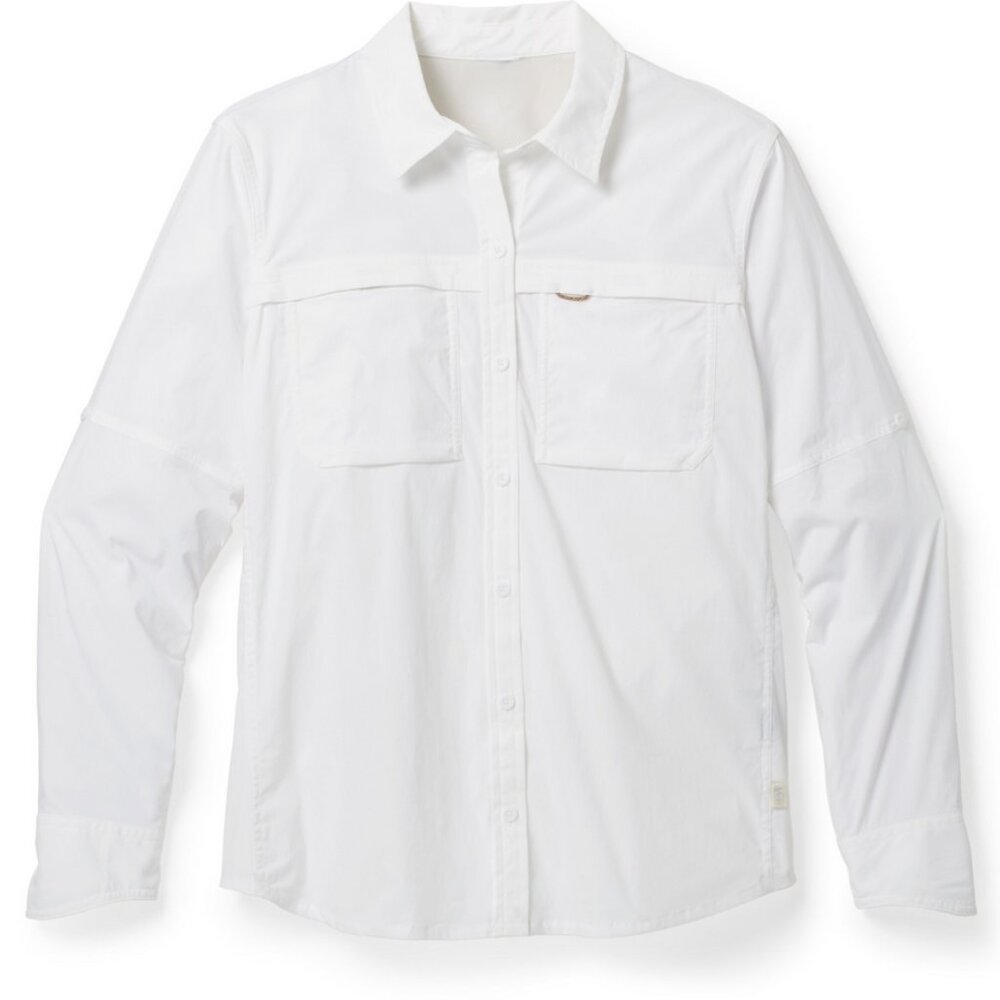 REI Sahara Long-Sleeve Shirt White Small